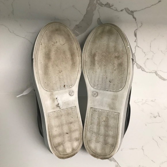 Bueno Handworked Black Leather Lace up Sneakers EU 37 - Picture 7 of 9